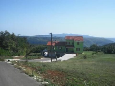 Private road to house. North to South