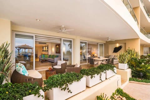 Enjoy the stunning view of the Pacific Ocean from your private terrace
