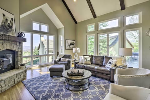 Head up to the mountains for a stay at this spacious luxury lodge!