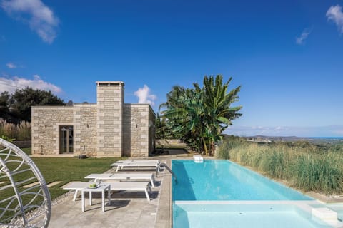 Welcome to your private pool oasis, where tranquil Cretan moments await daily.