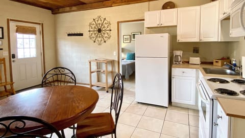 Dining area and kitchen