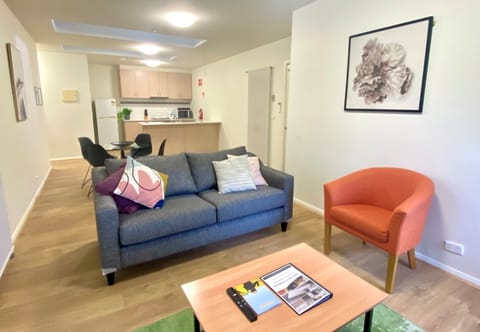 Living, dinning and kitchen area