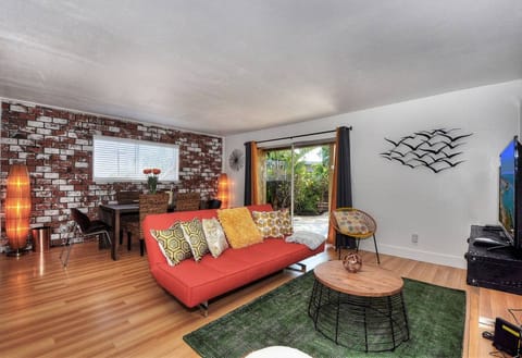 Family room with futon