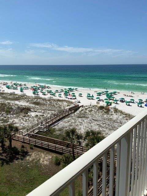 View from balcony.  Enjoy evening cocktails on your balcony. 