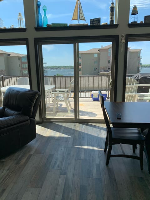 Large deck with great views of the lake!