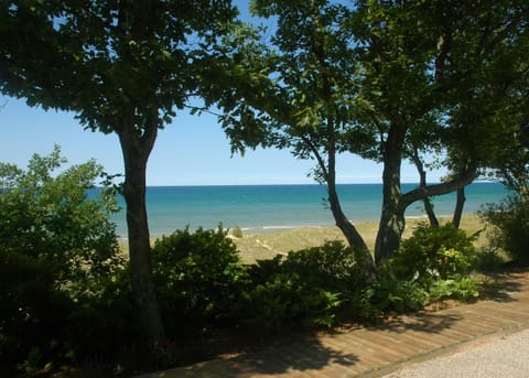 Lake Michigan from our deck
