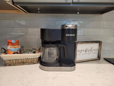 For our coffee lovers we have provided k-cups and ground coffee