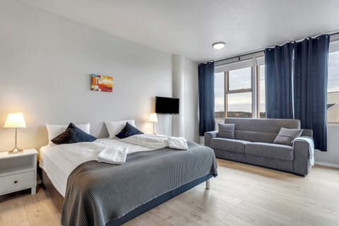 Bed and sleeping sofa
