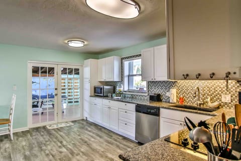 The kitchen is fully stocked for your catch of the day to be cooked up!