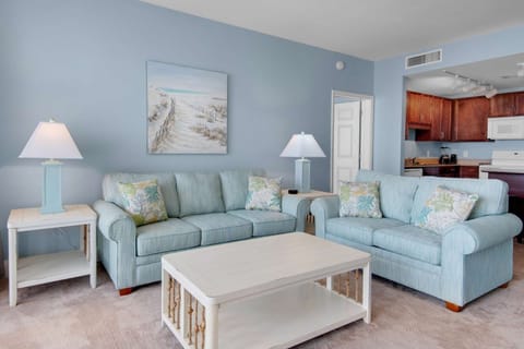 This queen sleeper allows for even more friends and family to enjoy the space.