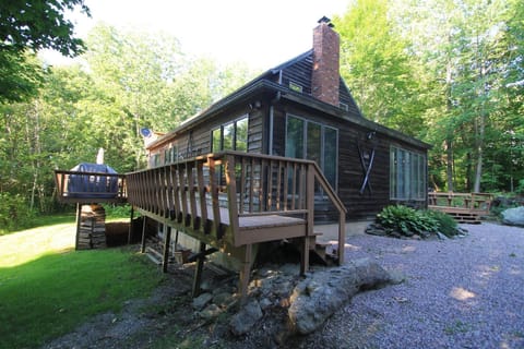 Rear porch / facade. 