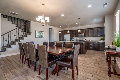 Fully stocked kitchen