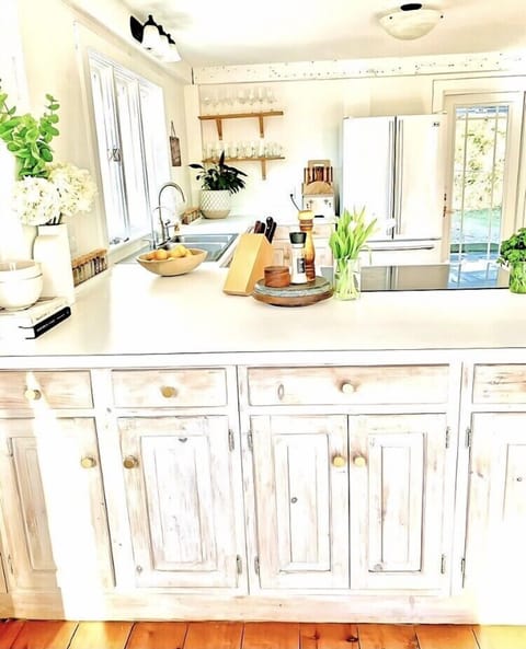View of kitchen area - complimentary salt/pepper and spices
