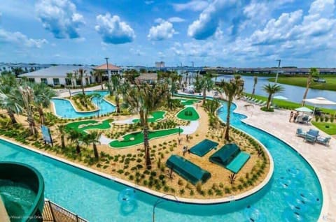 Float along the lazy river at the community pool or play mini-golf with the fam.