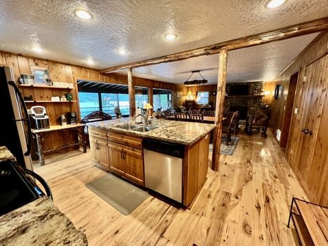 View when you come in through the side stairs.