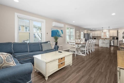 Living room with queen sleeper