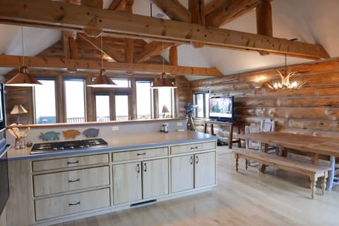 Open concept floor plan on the second floor