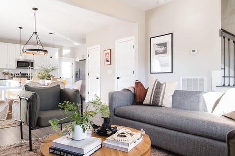 Sleeper sofa in the living rooms.