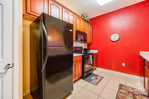 A fully-equipped kitchen for home-cooked meals.