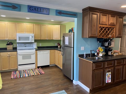 Fully stocked kitchen 