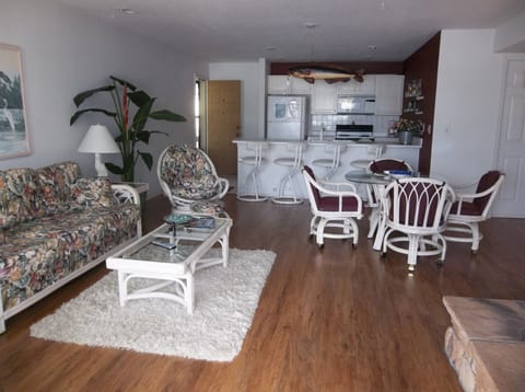 View of kitchen area from the living room