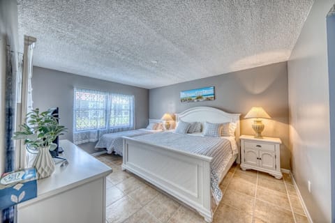 Master bedroom with 1 king and 1 twin XL  beds 