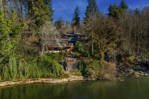 View from across the Nehelam river.