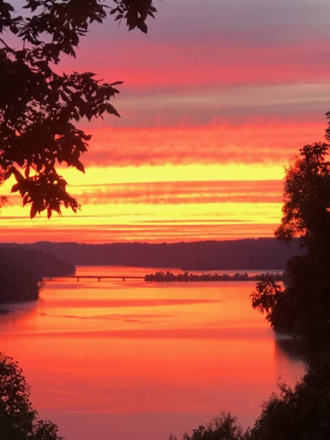 NO FILTER!! Actual sunset from back porches!