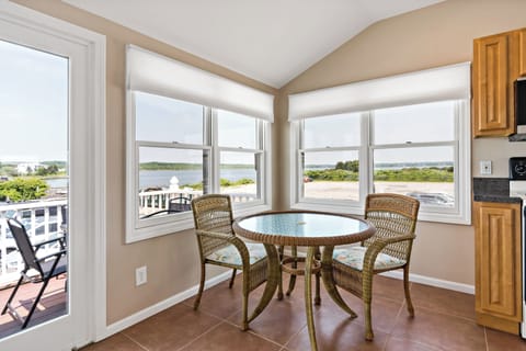Dining Area with Pond View