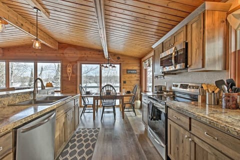 View as you walk into the Kitchen from the front hall