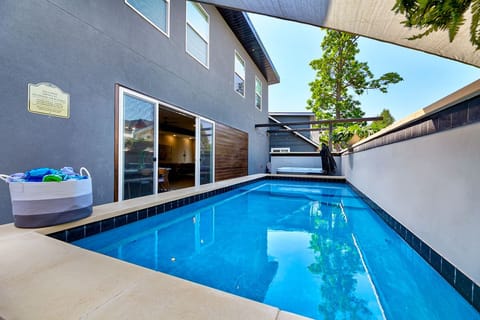 Our pool has a big shallow end for non-swimmers and only 4 feet total depth! 