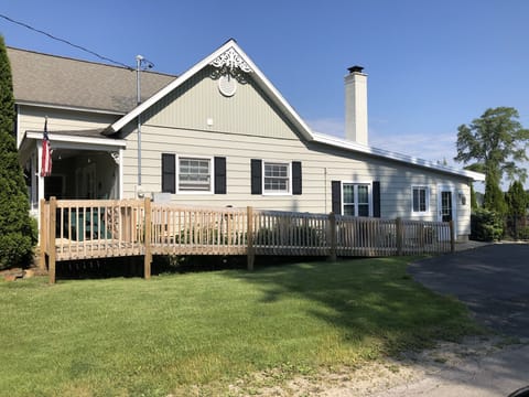 Your private access door on the far right next to ample parking