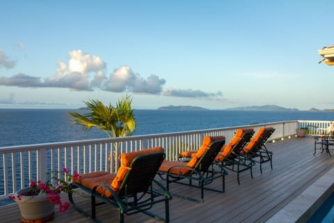 View of BVI from the deck