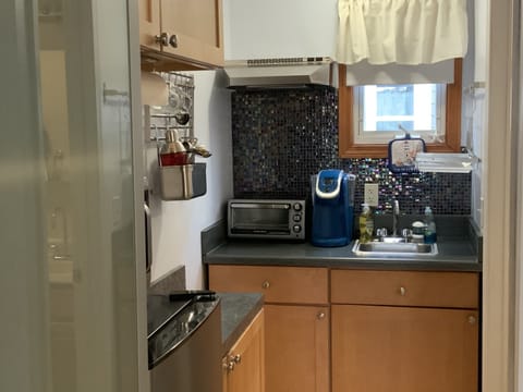 Toaster oven, Keurig coffee maker & bar supplies