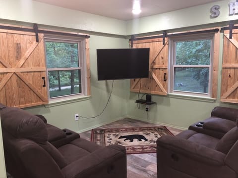 This is a perfect place to watch a movie, play games, or watch for wildlife. 