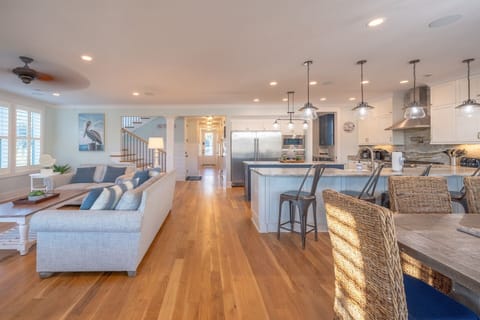 Open concept living and dining IOP Dream | 915 Ocean Blvd | Isle of Palms SC