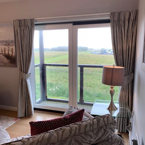 First Floor Lounge Area with views over The Braid and Amble Marina