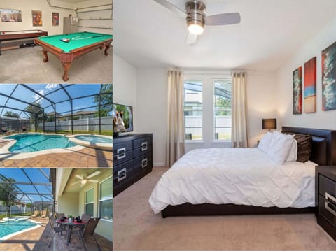 Vacation rental near Disney managed by Orlando rent a villa with screened in private pool and spa