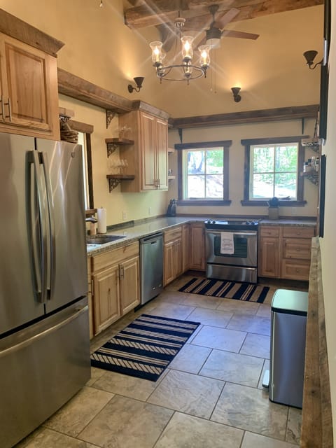 Kitchen looking towards the front of the house.