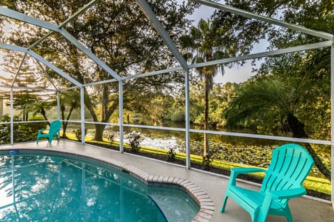 Pool with view of  South Prong of the Sebastian River.