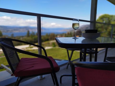 Enjoy a glass of wine and a nice lunch or dinner. 