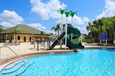 Paradise Palms Resort Main Swimming Pool + Water Slide 