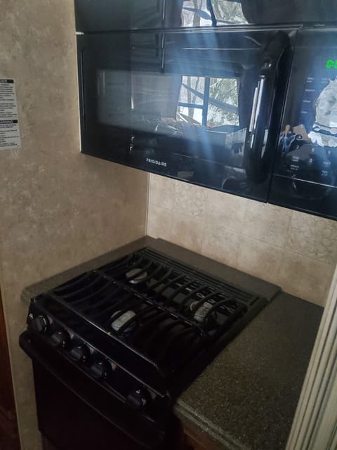 Stove and microwave