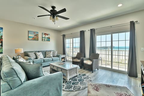 Ocean view living room