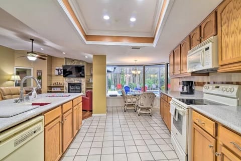 Fully stocked kitchen