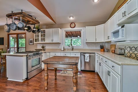 Fully stocked kitchen just waiting for you to whip up some meals
