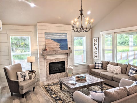 Great Room with view of nature conservancy