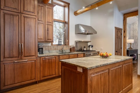 Enjoy the high-end, open kitchen that built for large groups