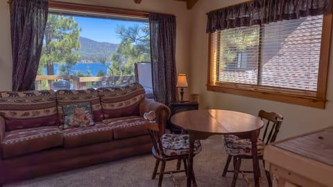 Lake Views - Private lakefront Suite Located above the garage with King Bed, Full Bath and small Kitchenette