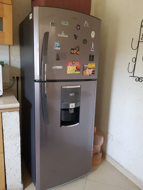 14' refrigerator with space to storage all kinds of meals and beverages.